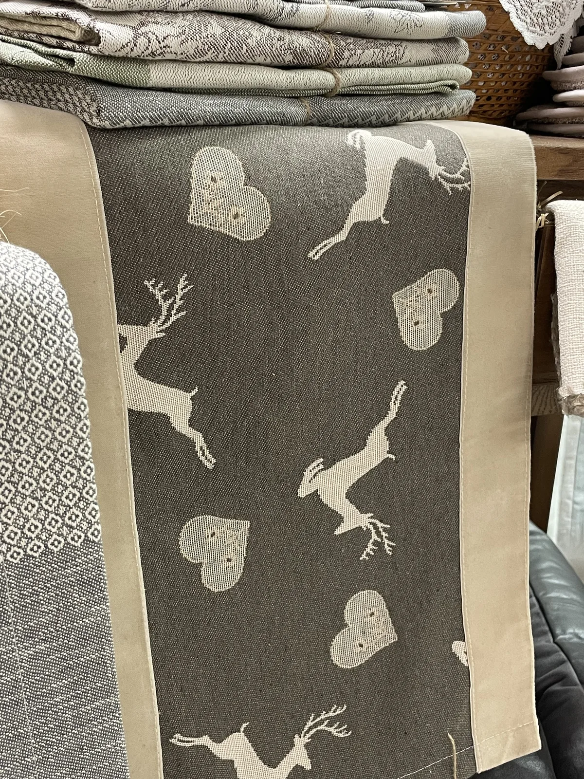 Runner in Lino Artigianale